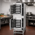 Thumbnail image #3 for Groen HyperSteam 2-Compartment Pressureless Gas Convection Steamer with Stand, 10-Pan Capacity