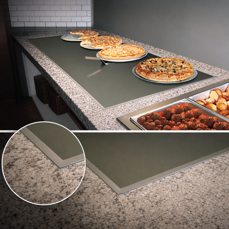 Product image #3 for Hatco Glo-Ray Built-In Heated Shelf with Flush Top, 67-1/2-Inch x 21-Inch Surface, Hardcoat Aluminum Top
