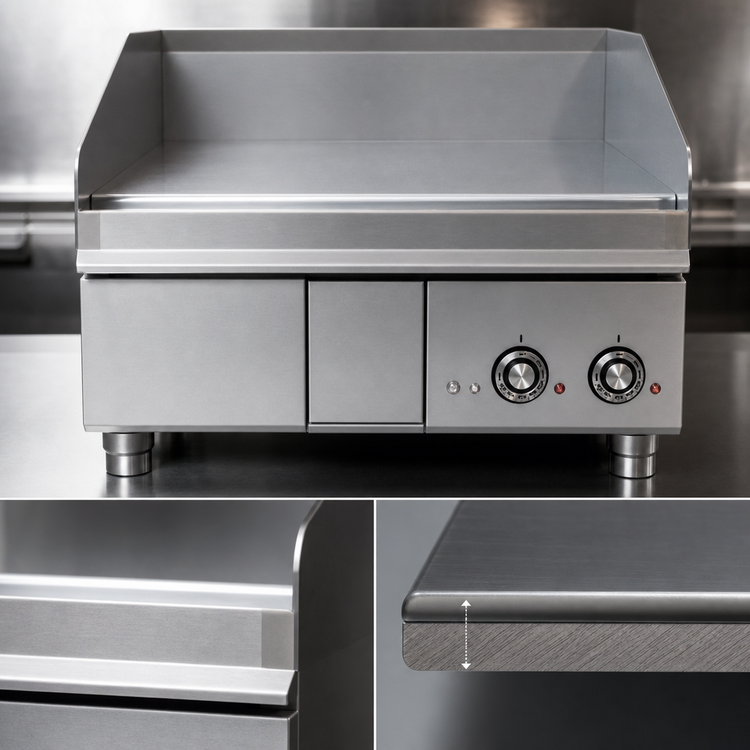 Product image #3 for Lang LG Series Heavy Duty 24-Inch Electric Countertop Griddle with 1-Inch Polished Steel Plate