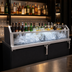 Thumbnail image #3 for Glastender Back Bar Glass Ice Display Unit for Bottled Beverages, 78-Inch Wide x 24-Inch Deep