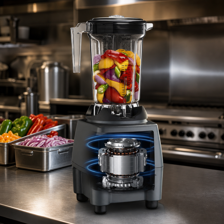 Product image #3 for Waring Commercial Heavy-Duty 1 Gallon 3-Speed Food Blender with Removable Tritan Container