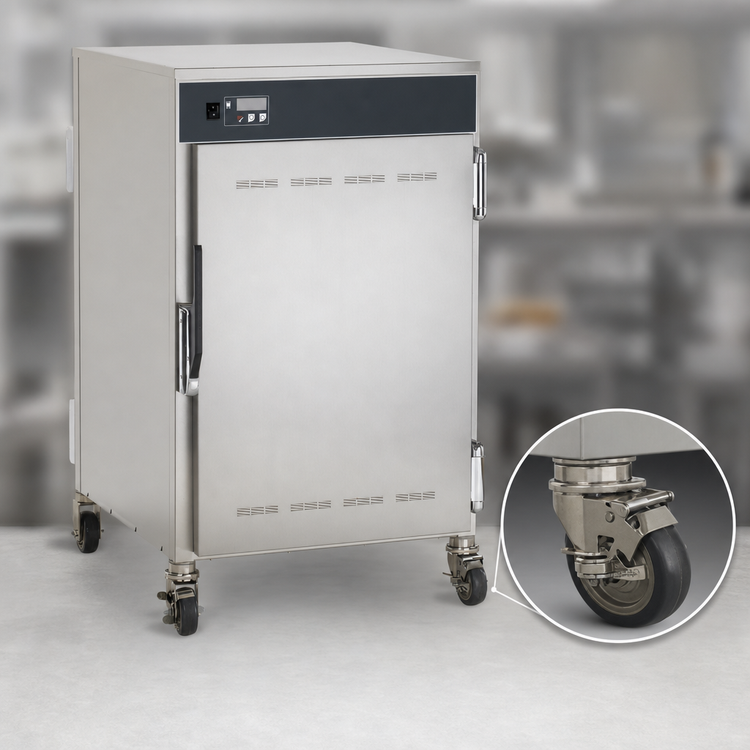 Product image #4 for Alto-Shaam Halo Heat Mobile Heated Holding Cabinet, 1 Compartment, 8 Full-Size Hotel Pan or 4 Full-Size Sheet Pan Capacity