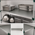 Thumbnail image #3 for Eagle Group Valu-Gard Solid Commercial Shelf, 60 x 18 Inch, Green Epoxy-Coated Galvanized Steel, 400 lb Capacity