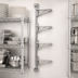 Thumbnail image #3 for Eagle Group Adjustable Post Wire Wall Mount Prepackaged Mid Unit for 14-Inch Shelves, 63-Inch Post, Chrome Finish