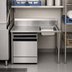Thumbnail image #3 for Undercounter Stainless Steel Dish Table with Right-Side Sink Bowl