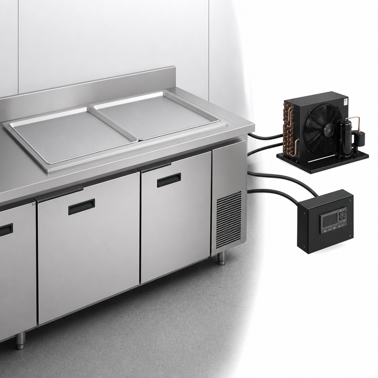 Product image #3 for Hatco FTBR-3 57-Inch Remote Drop-In Frost Top for 3 Full-Size Sheet Pans