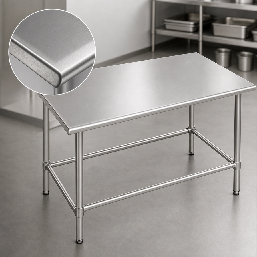 Reinforced Stainless Steel Top