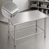 Thumbnail image #3 for 48 x 36 Inch Stainless Steel Work Table with Reinforced Top and Open Base