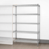 Thumbnail image #3 for 5-Tier Add-On Wire Shelving Unit, 30W x 18D x 86H, Zinc Finish