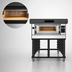 Thumbnail image #3 for Moretti Forni Amalfi A C18 Electric Single Deck Pizza Oven with Stand, 26 x 41-Inch Deck, 208V, 3-Phase