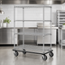 Thumbnail image #3 for Metro Super Erecta 4-Shelf Chrome Wire Dolly Truck, 48W x 24D x 69H