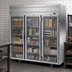 Thumbnail image #3 for Beverage-Air Horizon Series 3-Section Glass Door Reach-In Freezer, Top-Mounted Self-Contained, 69.1 Cu. Ft.