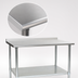 Thumbnail image #3 for BlendPort Budget Series 72 x 24 Inch Stainless Steel Work Table with Rear Upturn and Adjustable Undershelf