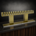 Thumbnail image #3 for Glastender BRT-18-PB 18-Faucet Direct-Draw Air-Cooled Countertop Bridge Draft Dispensing Tower with Polished Brass Finish