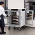 Thumbnail image #4 for Metro HotBlox™ Wide 8-Pan Pass-Thru Insulated Holding Cabinet with Digital Touchscreen and Clear Doors