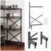 Thumbnail image #3 for Metro SmartLever Cantilevered Shelving Add-On Kit for 30-Inch Wide x 21-Inch Deep Shelves, 76-3/8-Inch High