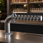Thumbnail image #3 for Perlick Corporation 4062-10L 10-Faucet Glycol-Cooled Countertop Draft Beer Tower, Left-Mount Stainless Steel