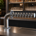 Thumbnail image #3 for Perlick 4062-10L L Brew Pipe 10-Faucet Glycol-Cooled Countertop Draft Beer Tower, Left Mount