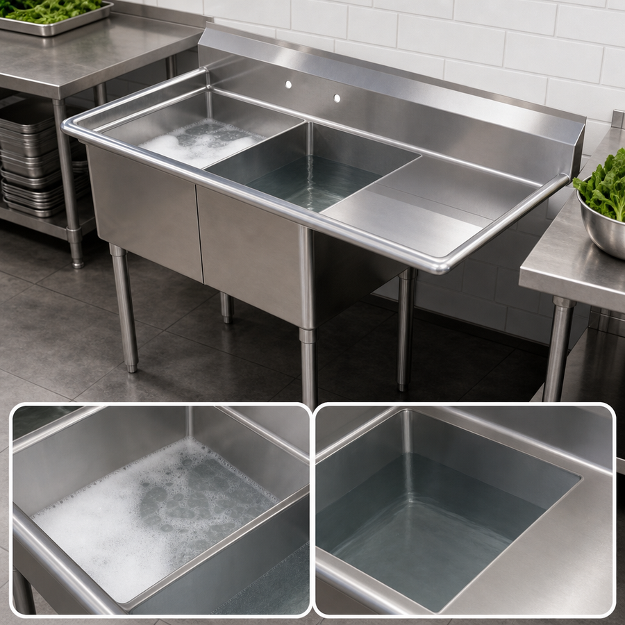Two Compartment Sink