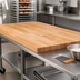 Thumbnail image #3 for John Boos Edge Grain Northern Hard Rock Maple Work Table Top, 120 x 48 x 1-3/4 Inches