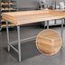 Thumbnail image #3 for John Boos DNB15 72 Inch x 36 Inch Bakers' Table with 1-3/4 Inch Northern Hard Rock Maple Top and Galvanized Base