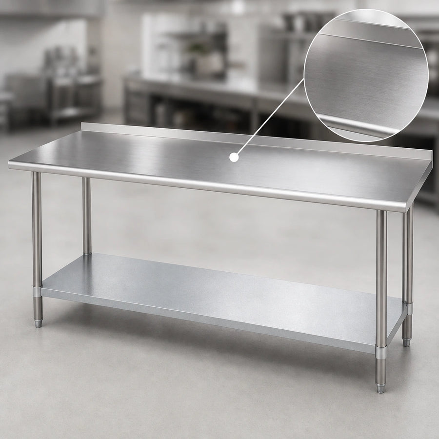 14-Gauge 300-Series Stainless Steel Top