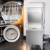 Thumbnail image #3 for High-Temperature Single-Rack Straight-Thru Door-Type Dishwasher