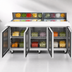 Thumbnail image #3 for Turbo Air Super Deluxe Three-Section Refrigerated Sandwich/Salad Prep Table with 18-Pan Opening