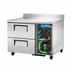 Thumbnail image #3 for True 44.5-Inch Deep Worktop Refrigerator with 2 Drawers and Side-Mounted Self-Contained R290 Refrigeration