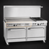 Thumbnail image #3 for Southbend Ultimate 60-Inch Gas Restaurant Range with 2 Open Burners, 48-Inch Griddle, and 2 Convection Ovens