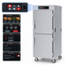 Thumbnail image #3 for Metro C5 8 Series Full-Height Mobile Pass-Thru Controlled Temperature Holding Cabinet with Solid Dutch Doors and Universal Slides, 120V