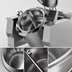 Thumbnail image #3 for Baskett UPRIG122M_V1 Tilting Gas Steam Kettle with Mixer, 122 Gallon