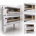 Thumbnail image #3 for Bakers Pride Super Deck Series Gas Double-Deck Pizza Deck Oven with 45 x 34.5 Inch Ceramic Bake Deck