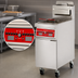 Thumbnail image #4 for Vulcan PowerFry5 21-Inch Wide Freestanding Gas Fryer with Built-In KleenScreen PLUS Filtration, 65-70 lb Capacity