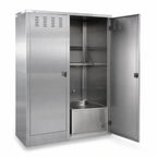 Thumbnail image #4 for John Boos PBJC-224884-R Right-Hand 48-Inch Stainless Steel Janitor Cabinet with Mop Sink, Storage, Faucet and Hose