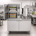 Thumbnail image #3 for Crown ECX-2-10 Two Compartment Electric Convection Steamer with 10 Gallon Kettle, 48