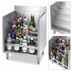 Thumbnail image #3 for Advance Tabco Special Value Series 24-Inch Freestanding Stainless Steel 5-Step Liquor Display Cabinet