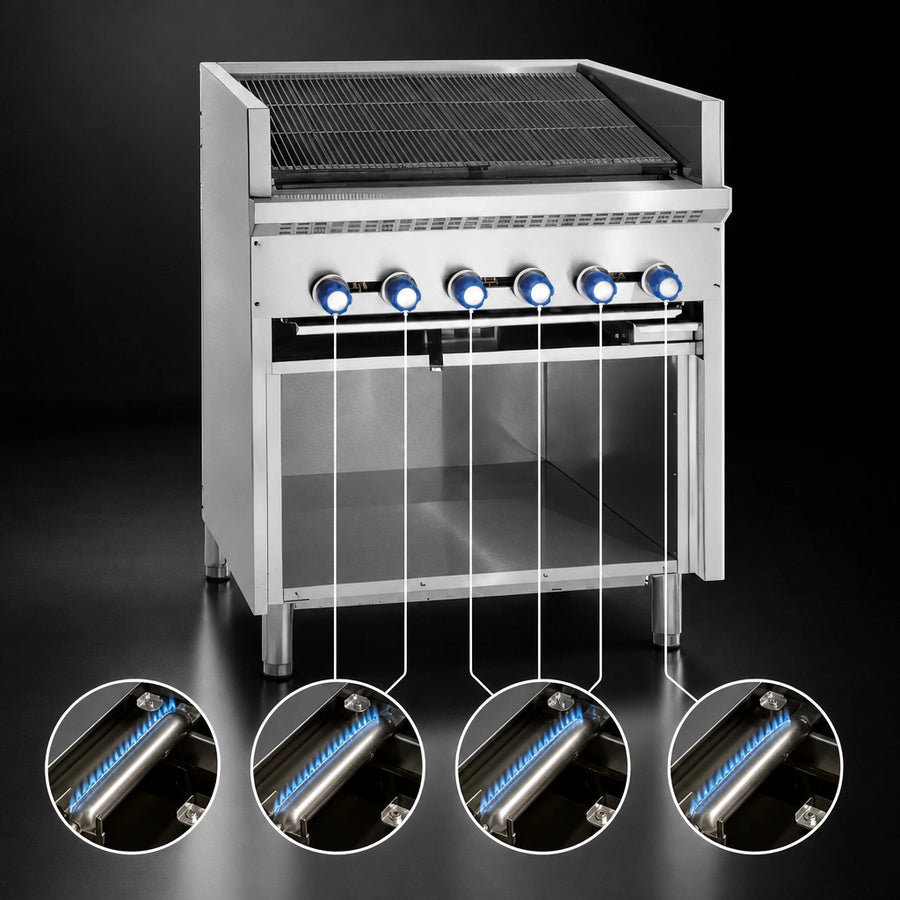 Four Individually Controlled Burners