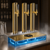 Thumbnail image #3 for Skyline 3-Column Countertop Glycol-Cooled Draft Beer Station with PVD Brass Finish