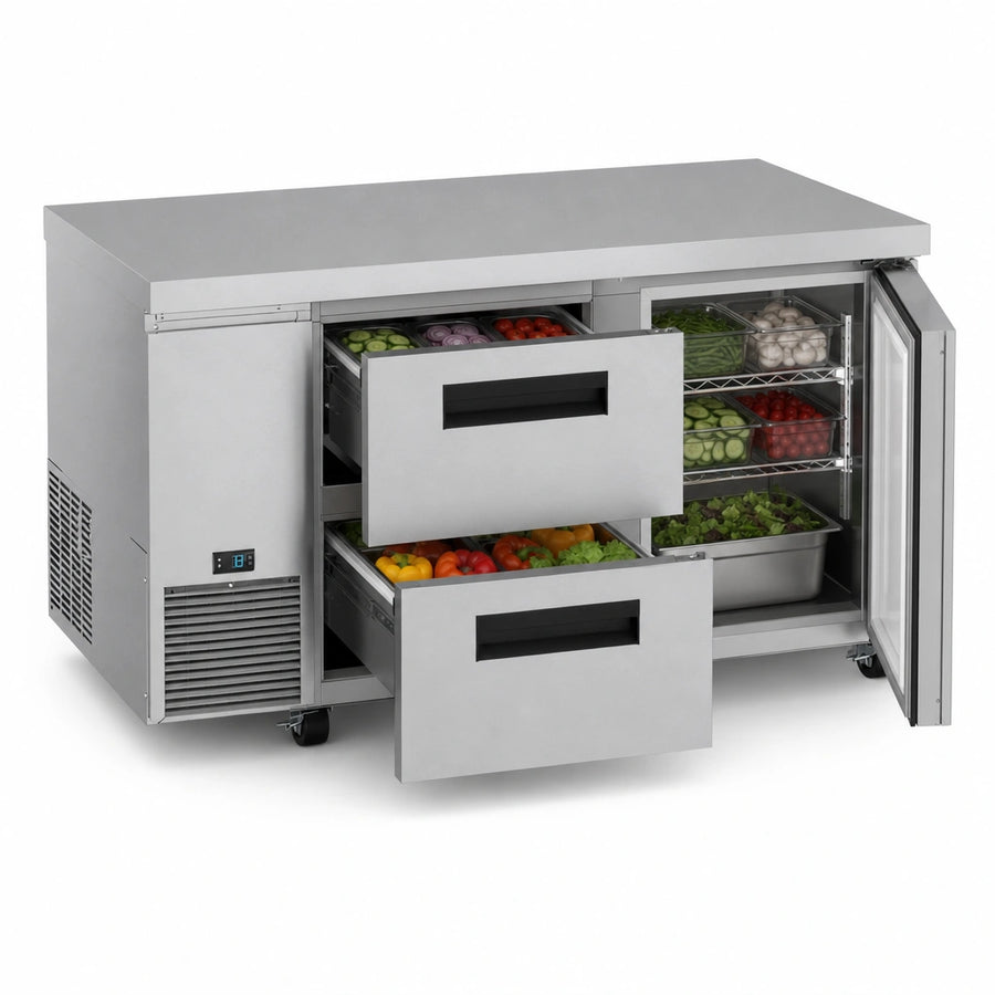 Mixed Door And Drawer Storage