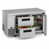 Thumbnail image #3 for Hoshizaki Steelheart 60-Inch Two-Section Undercounter Refrigerator with One Door and Two Drawers