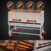 Thumbnail image #3 for American Range 48-Inch Horizontal Chicken Broiler with Stand, 4-Burner Radiant Charbroiler