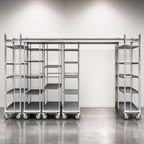 Thumbnail image #3 for Metro TOP-TRACK TTS10NA 10-Foot Overhead Shelving Track Set