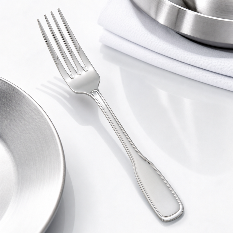 Product image #4 for Winco Oxford 7-Inch Extra Heavy Weight Salad Fork, 18/8 Stainless Steel, Mirror Finish