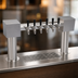 Thumbnail image #3 for Krowne Hammer Head 6-Faucet Glycol-Cooled Countertop Beer Tower, 34-Inch OA Length, Brushed Stainless Steel