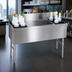 Thumbnail image #3 for Advance Tabco Prestige 60-Inch Stainless Steel Bar Ice Chest with Left and Right Bottle Storage