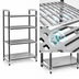Thumbnail image #3 for Cambro Camshelving Elements XTRA 4-Tier Stationary Starter Unit, 21 x 60 x 64 Inches, 3 Vented + 1 Solid Shelves, Speckled Gray