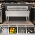 Thumbnail image #4 for Top Shelf TS Series 4-Compartment Stainless Steel Underbar Sink Unit with 6-Inch Backsplash, 48 Inch Wide