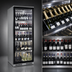 Thumbnail image #4 for GEMM Brera Stainless Steel Commercial Wine Showcase, 179 Champagne / 252 Standard Bottles