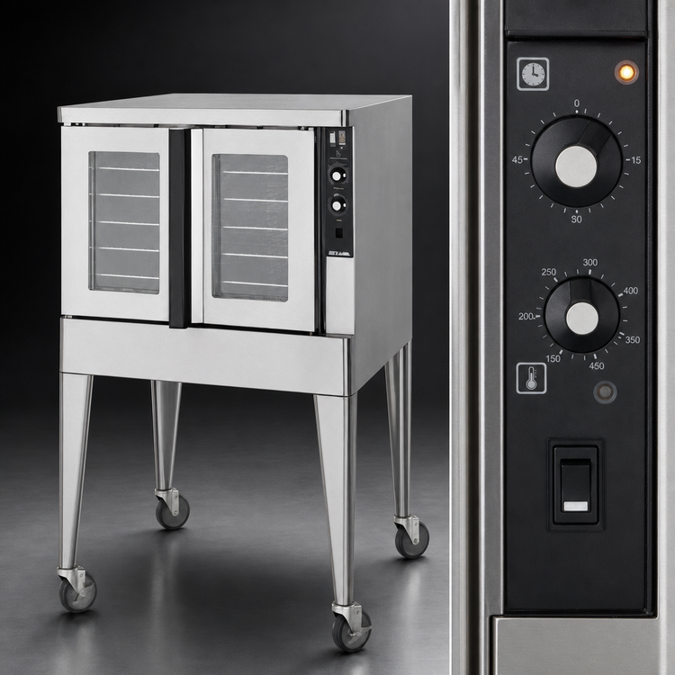 Product image #3 for Blodgett Zephaire Series Full-Size Single-Deck Standard-Depth Electric Convection Oven, 5-Pan Capacity